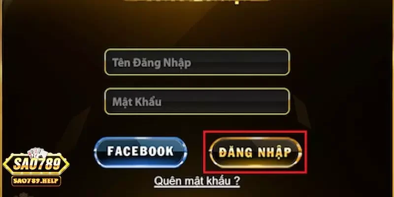 Đăng nhập Sao789 thông qua ứng dụng di động 